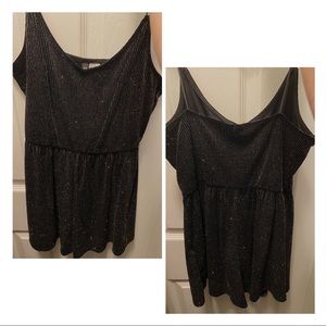 Romper Sparkly Black